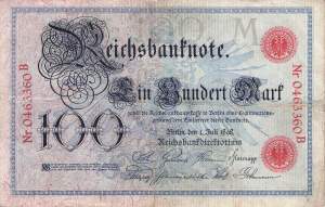 100 Mark 1898 M/B Ro.17